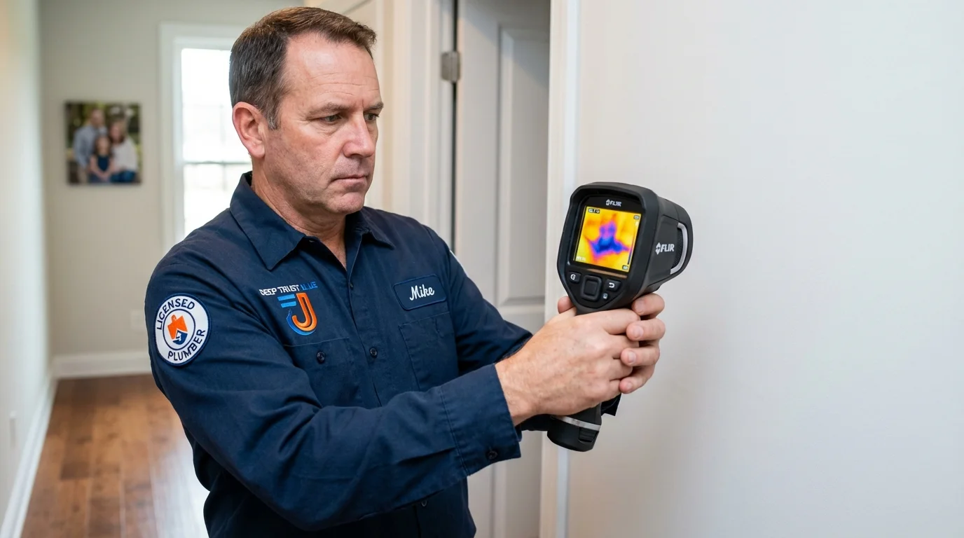 Thermal imaging leak detection by Johns Plumbing LLC in Calera